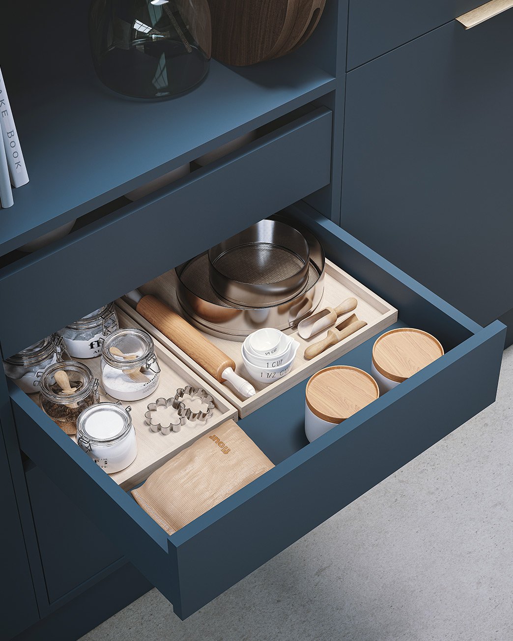Base Unit with Wooden Drawer