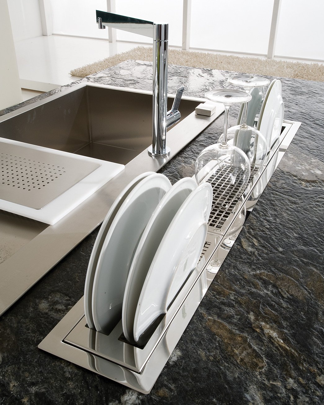 Plate Holder for Over Counter Steel Accessory