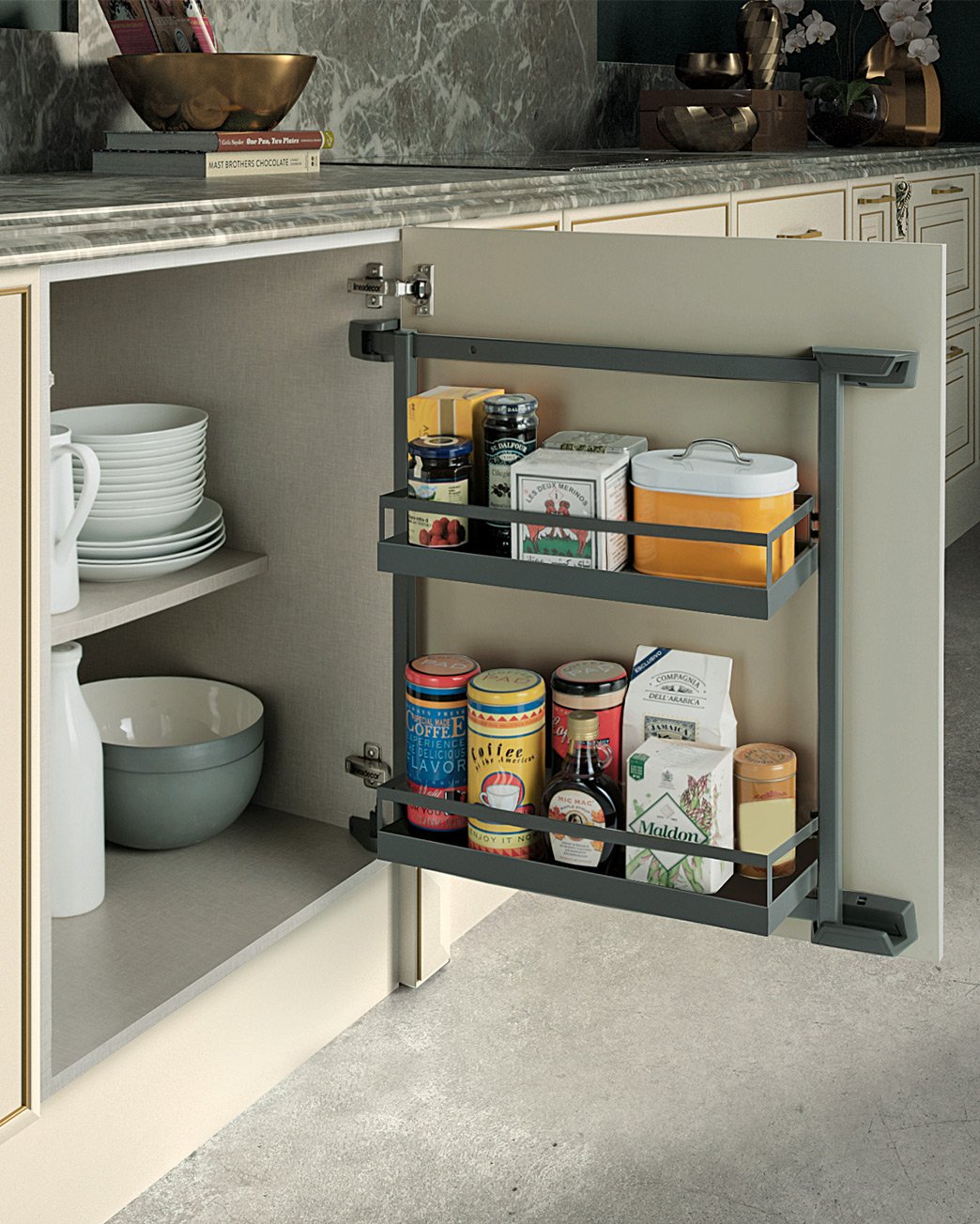 Base Unit with Ergo Door Shelves