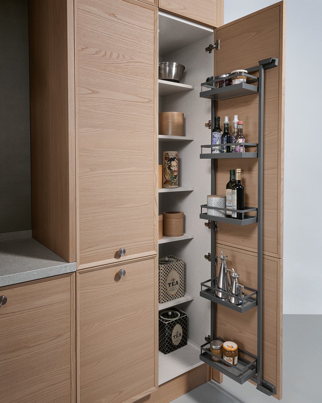 Ergo Tall Unit With Door Shelves