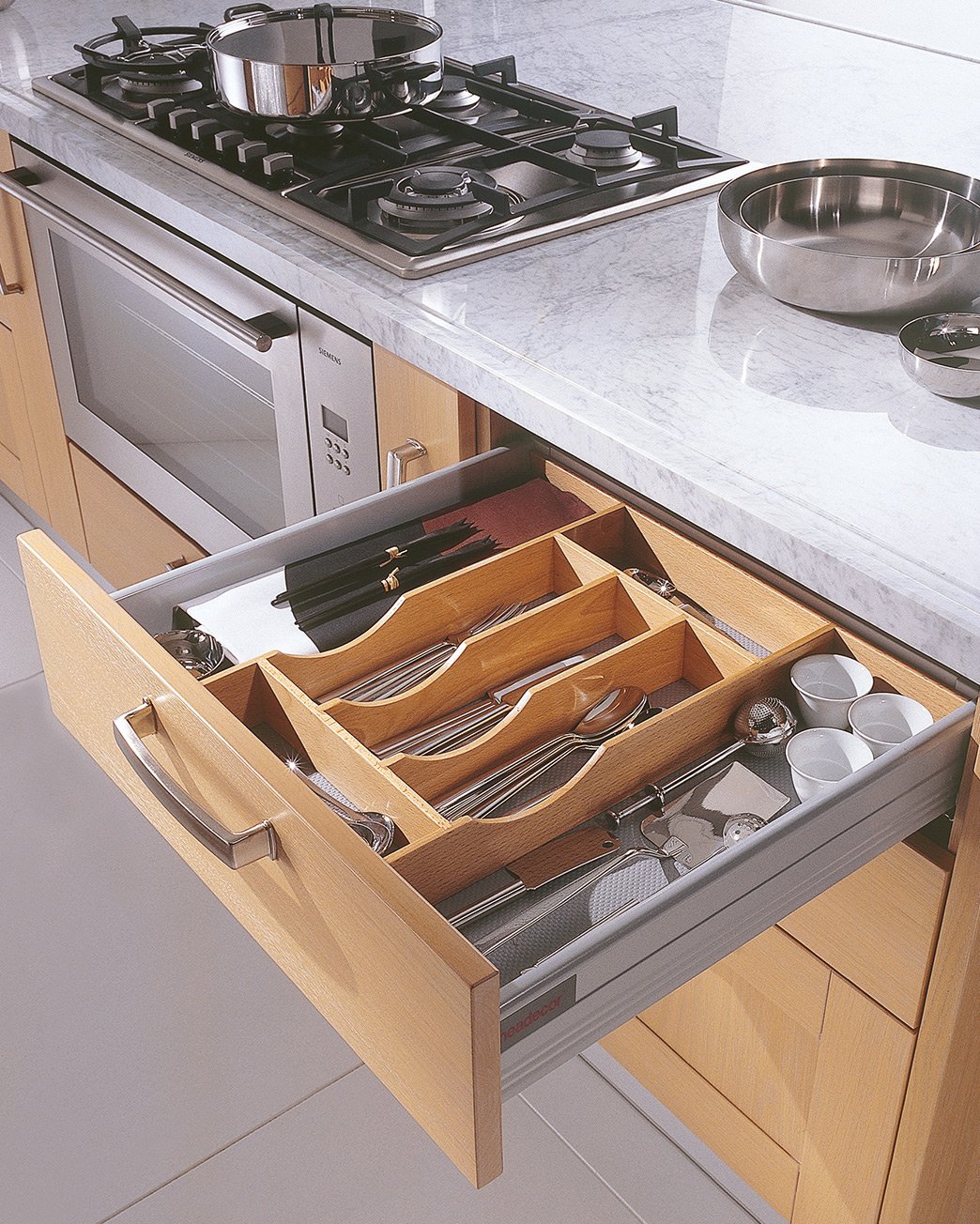 Beech Cutlery Tray Without Base