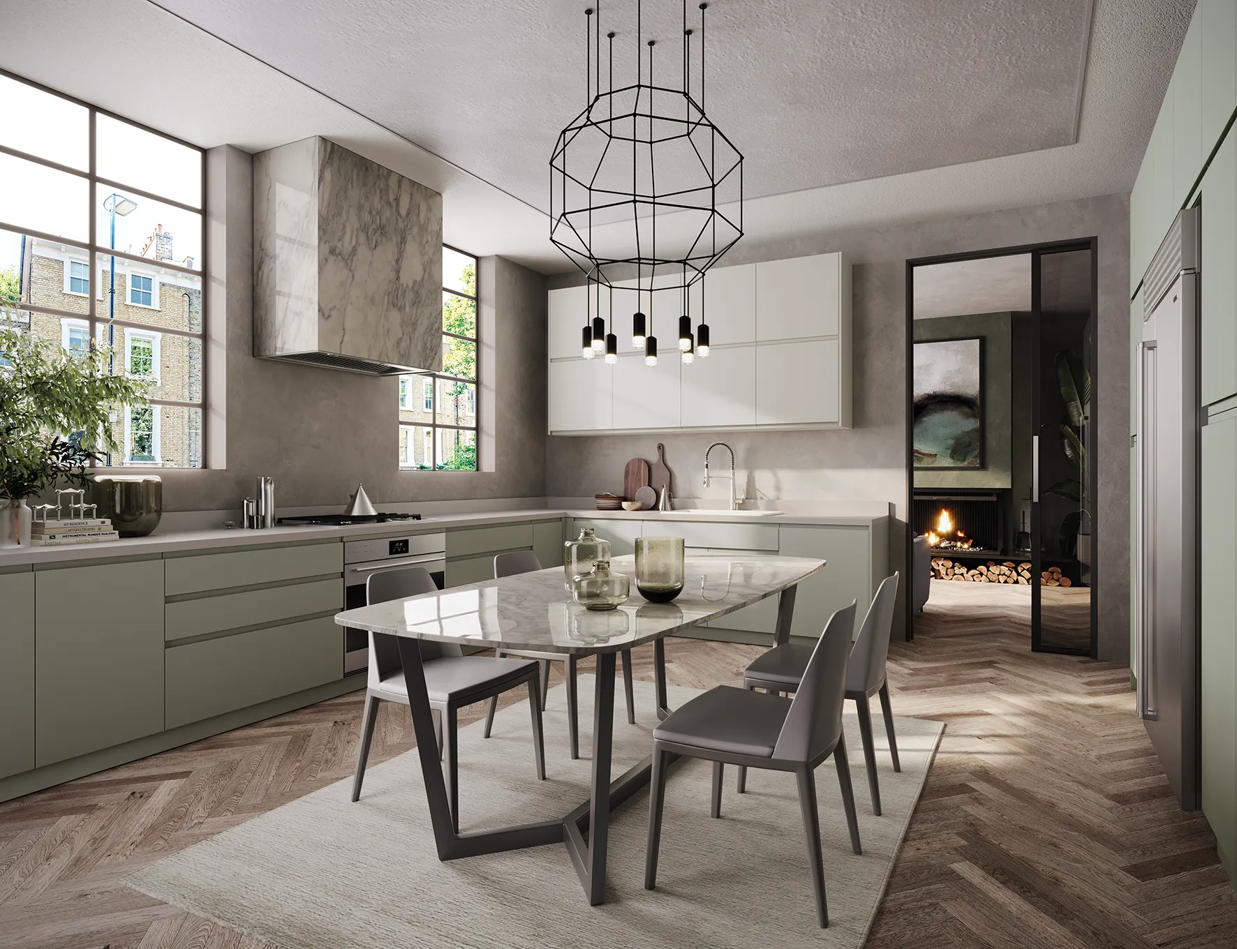 Seamless Modern Kitchen Design