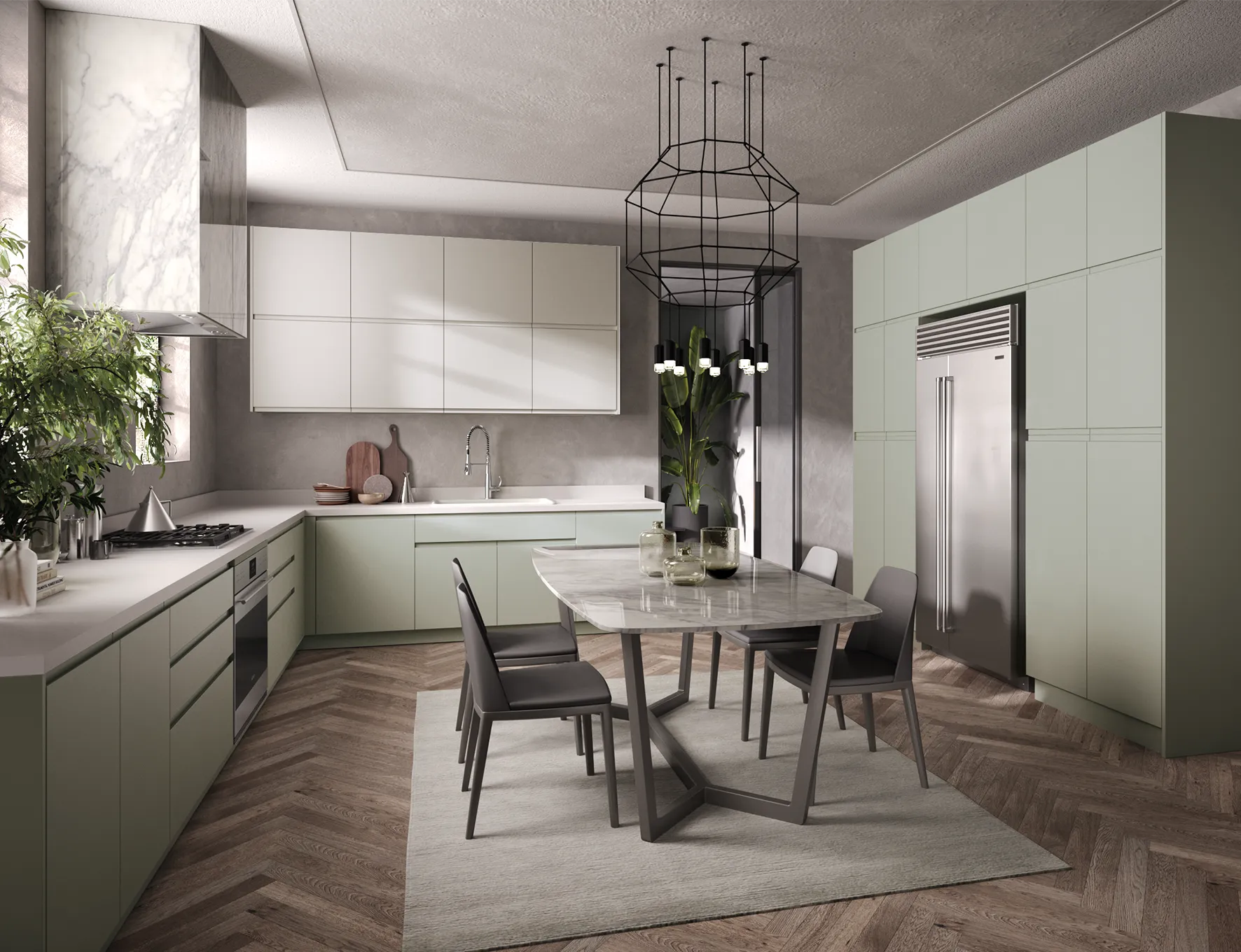 Seamless Modern Kitchen Design